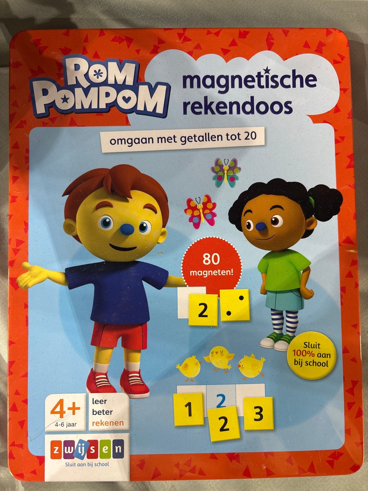 Rom Pompom Magnetische Rekendoos, Letterdoos, Letterboek, Te, Ophalen of Verzenden, Nieuw, Rekenen