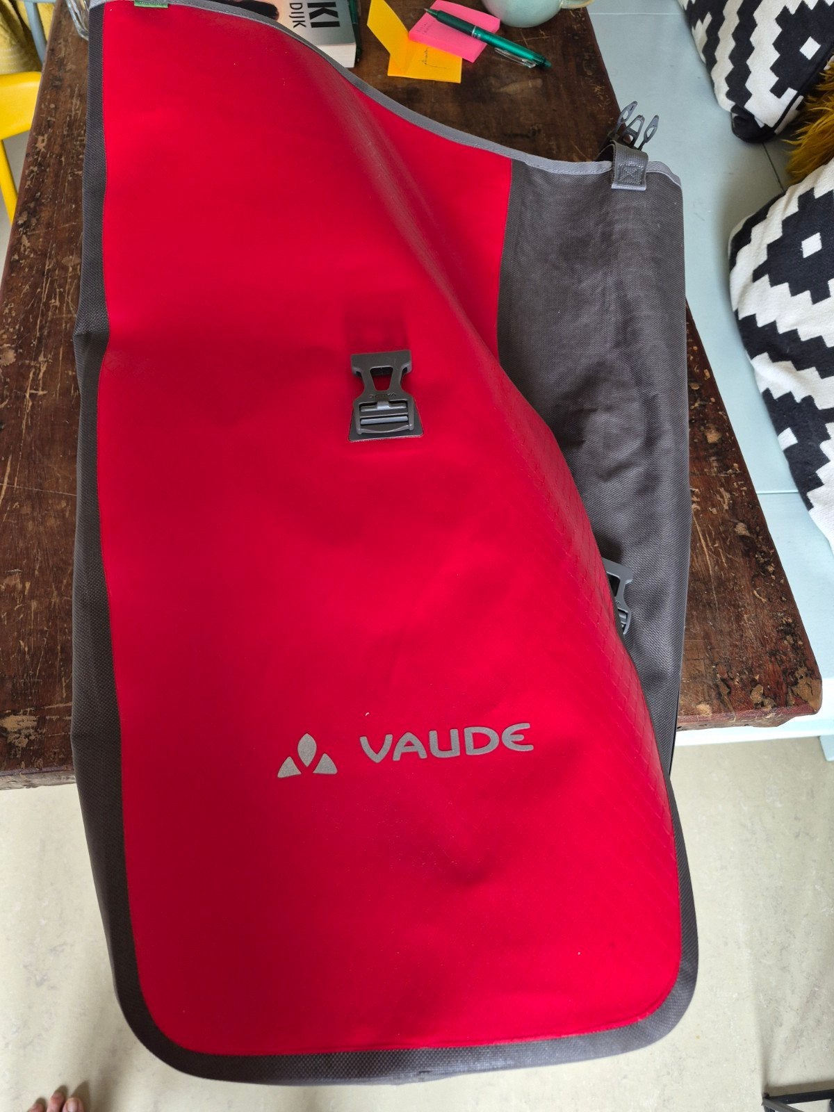 Vaude rode fietstas, Ophalen of Verzenden, Zo goed als nieuw, Vaude