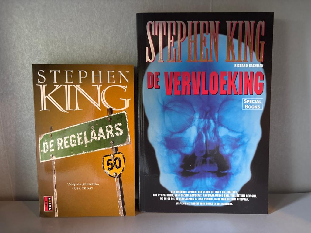Stephen King Boeken: De Regelaars & De Vervloeking, Ophalen of Verzenden, Gelezen, Nederland