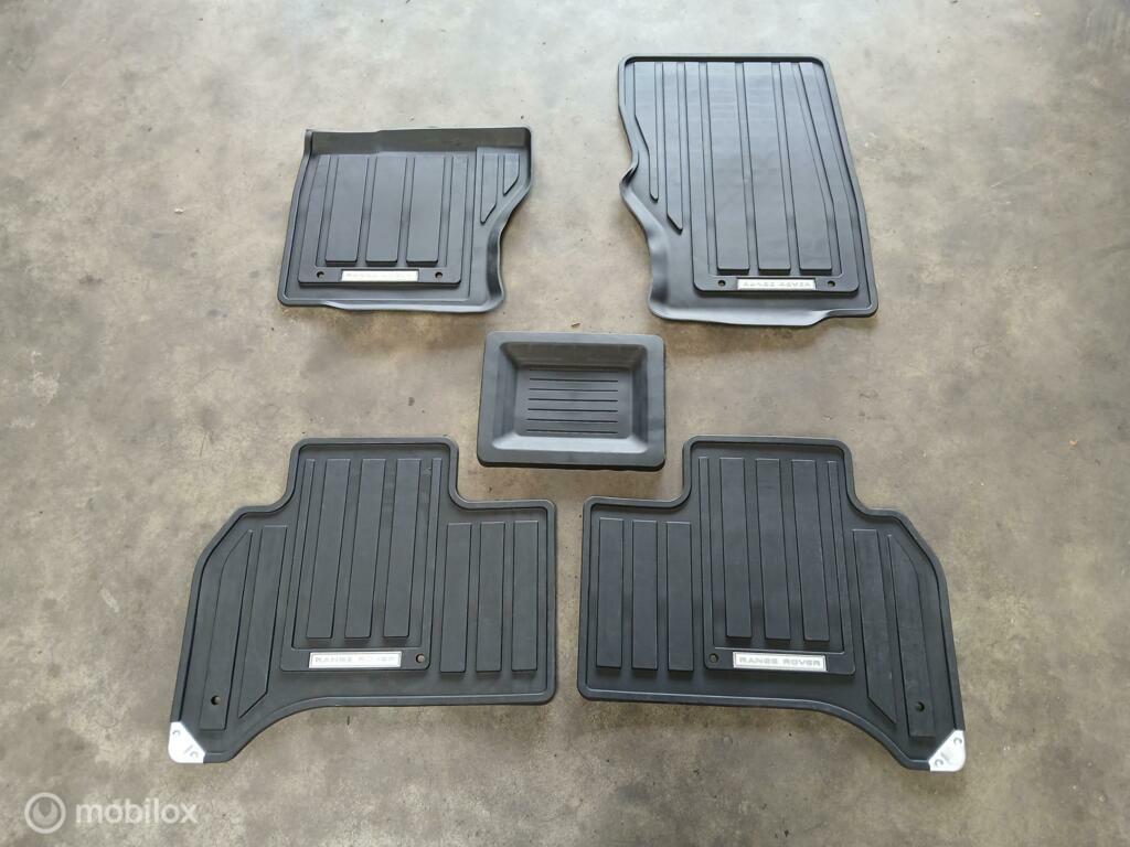 Rubber Matten set Land Rover Range Rover Vogue L405 2013, Land Rover, Land Rover, Nieuw, Ophalen of Verzenden