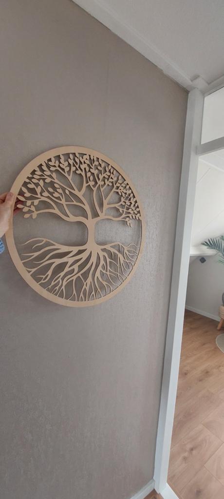 Wanddecoratie levensboom, Ophalen, Zo goed als nieuw