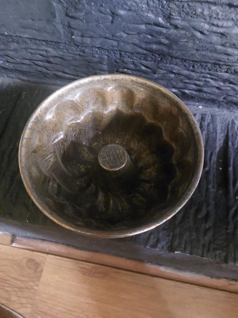 Mooie koperen tulband/cakevorm, Antiek en Kunst, Ophalen of Verzenden