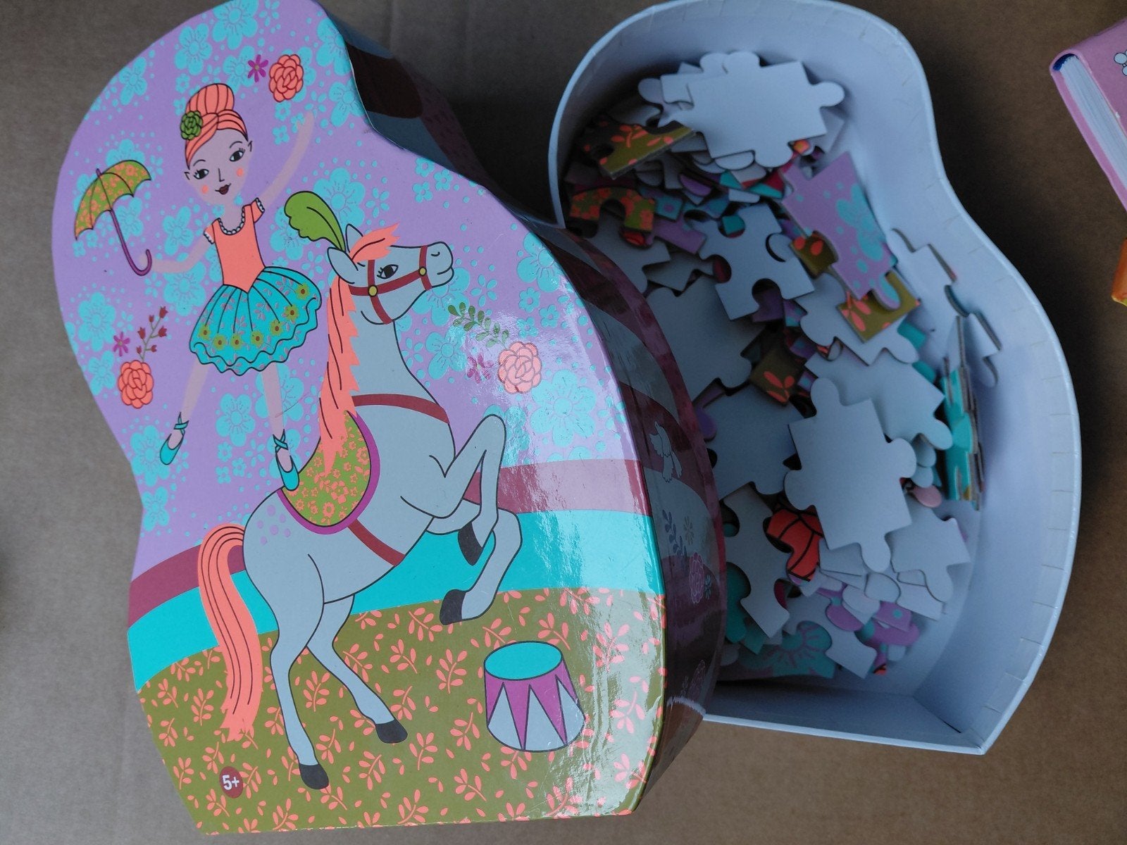 Ballerina puzzel, Ophalen of Verzenden, 10 tot 50 stukjes, Zo goed als nieuw, 4 tot 6 jaar