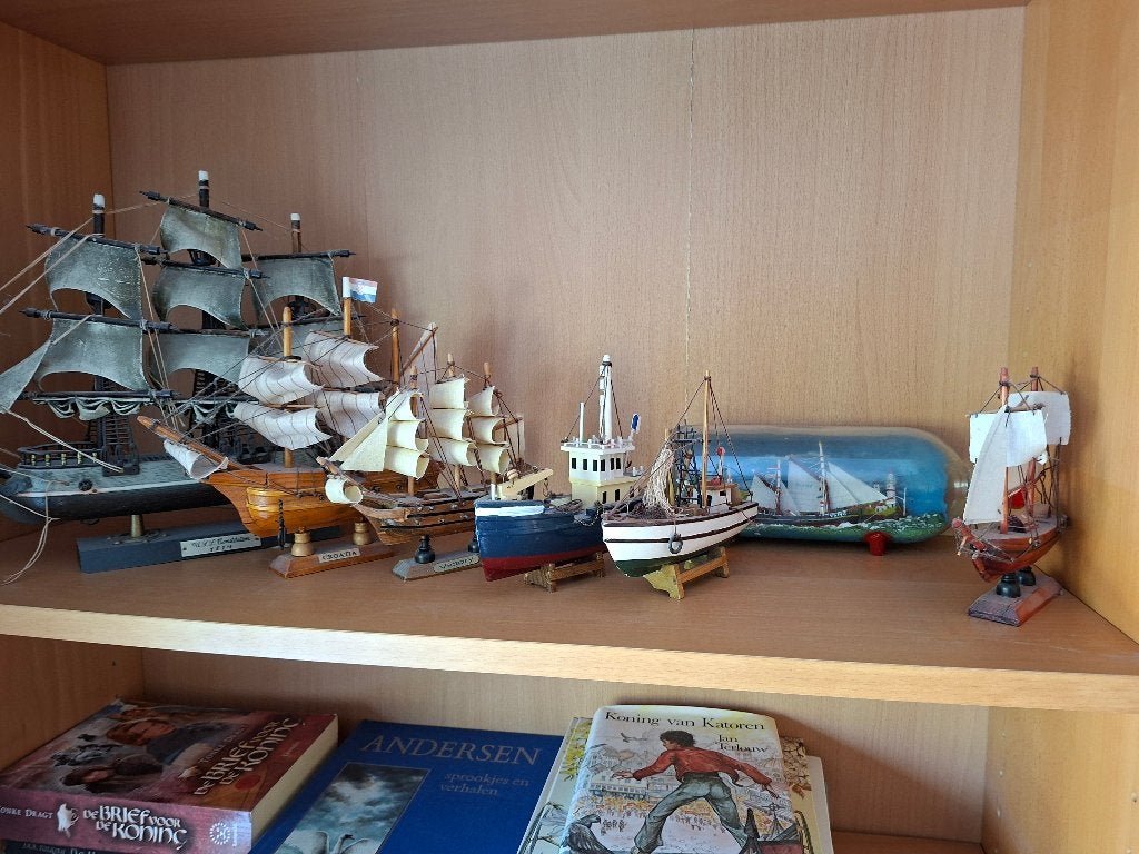 Miniatuur schepen, Ophalen, Gebruikt