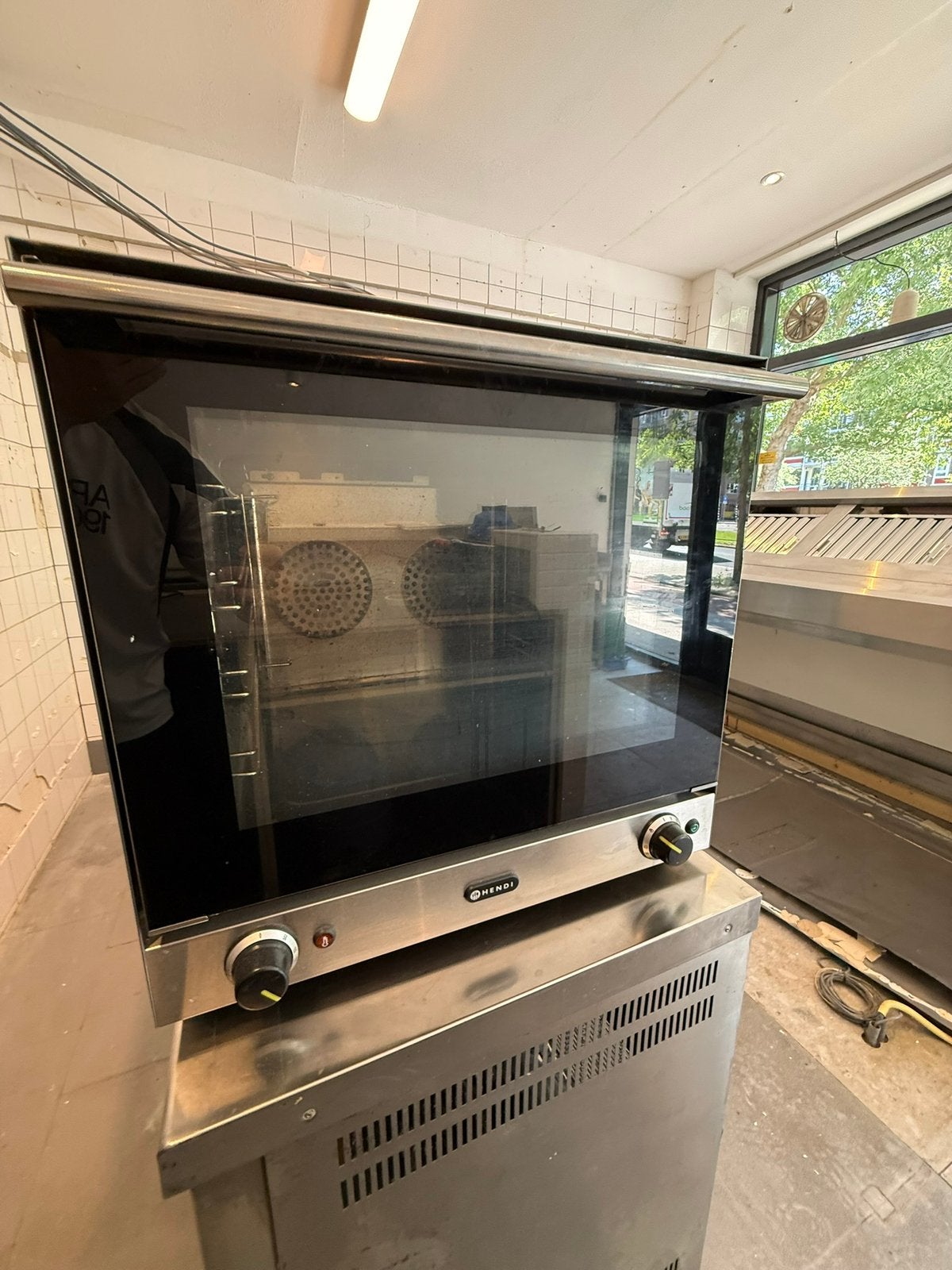 Hendi H90 heteluchtoven – Professionele horecaoven, Witgoed en Apparatuur, Ovens, Zo goed als nieuw, Minder dan 45 cm, 60 cm of meer