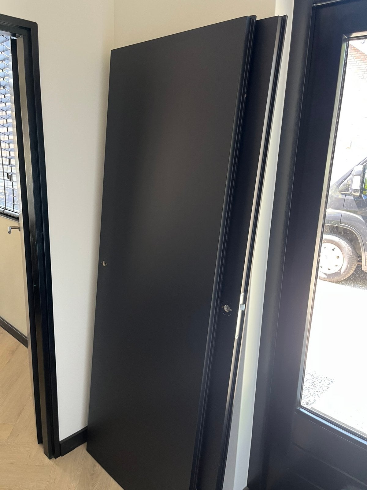 Svedex SL1 binnendeuren opdek Zwart NIEUW, Ophalen, Minder dan 80 cm, 215 cm of meer, Binnendeur