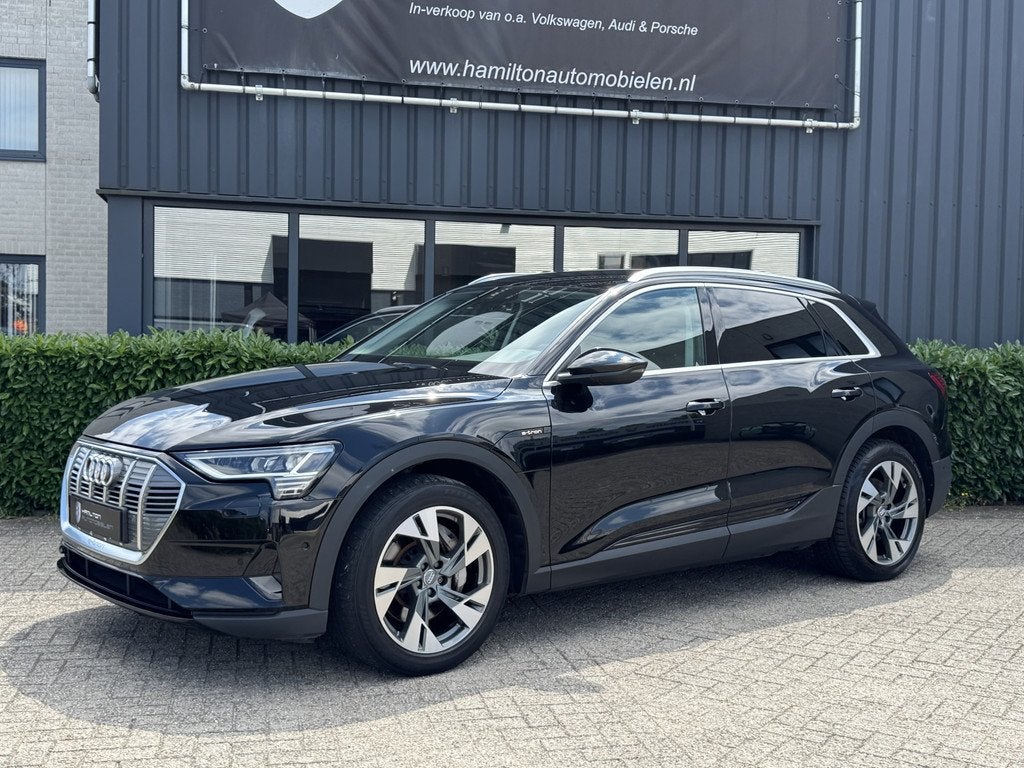 Audi e-tron e-tron 55 408pk quattro 95 kWh Led Leder/ Alcant, Auto's, Audi, Automaat, 131 €/maand, Zwart, 192 pk