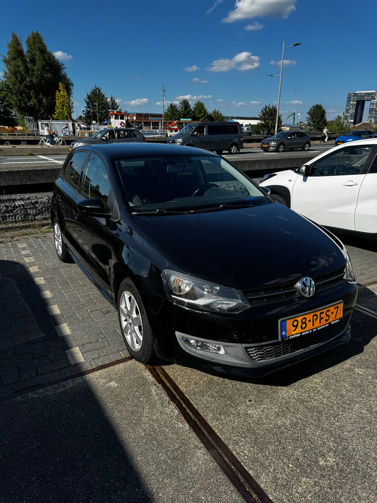 Volkswagen Polo 1.2 TSI 77KW 2011 Zwart, Voorwielaandrijving, 40 €/maand, Zwart, 1200 kg