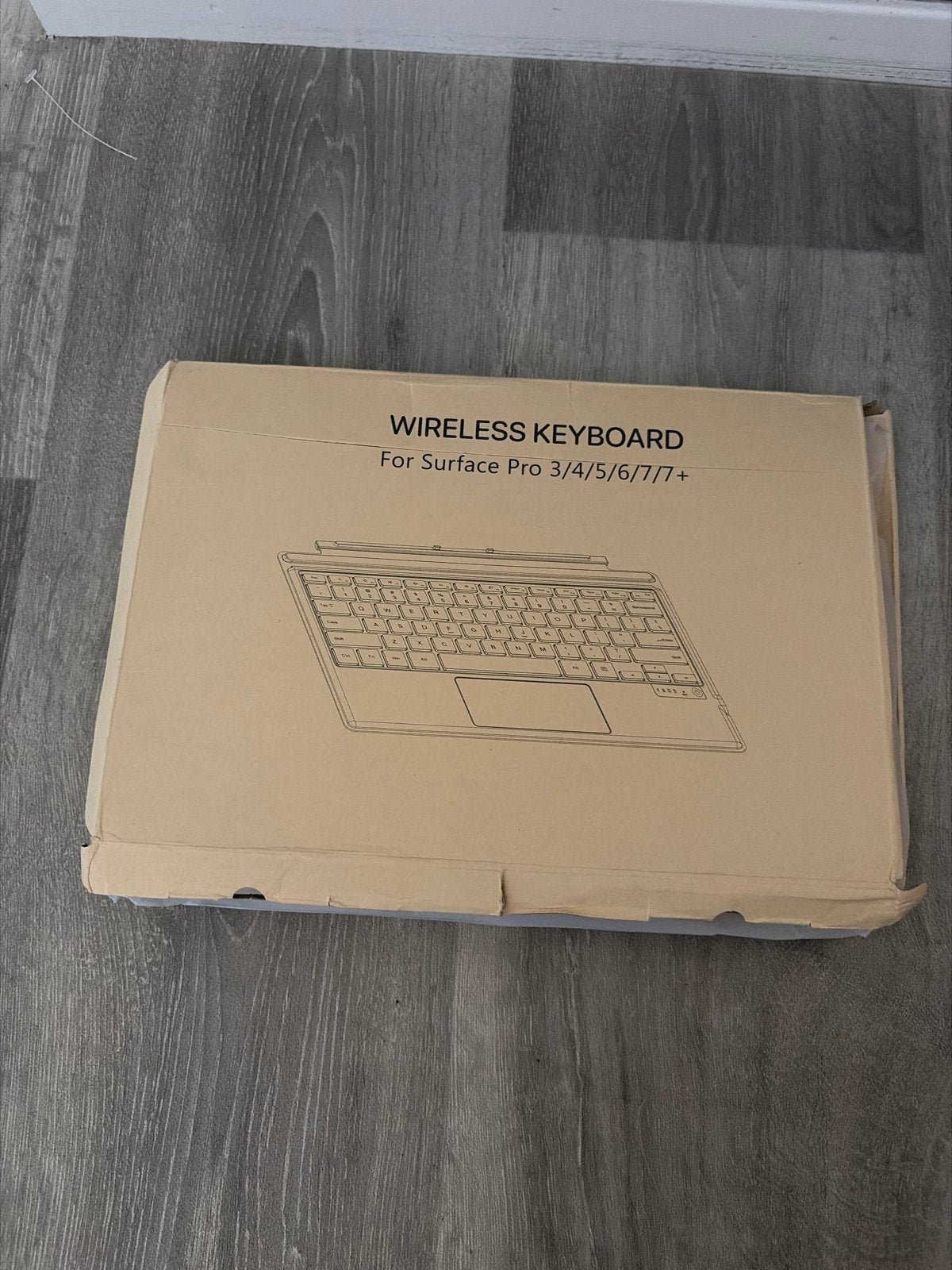 Draadloos toetsenbord voor Surface Pro 3/4/5/6/7/7+, Computers en Software, Toetsenborden, Nieuw, Qwerty, Draadloos, Draadloze ontvanger