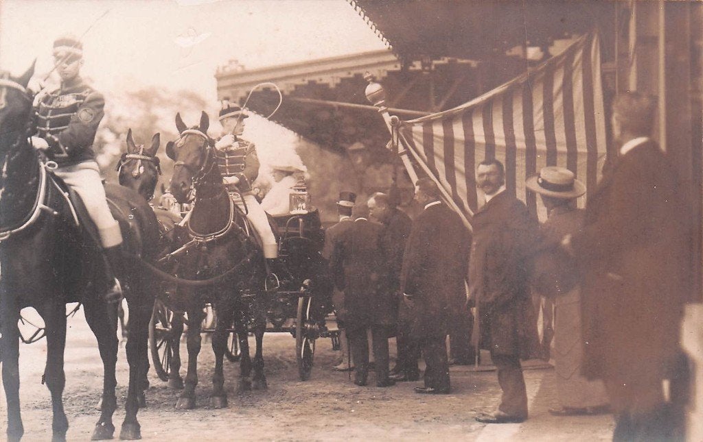Leeuwarden - FOTOKAART koninklijk bezoek 1912, Ophalen of Verzenden, Voor 1920, Ongelopen, Friesland