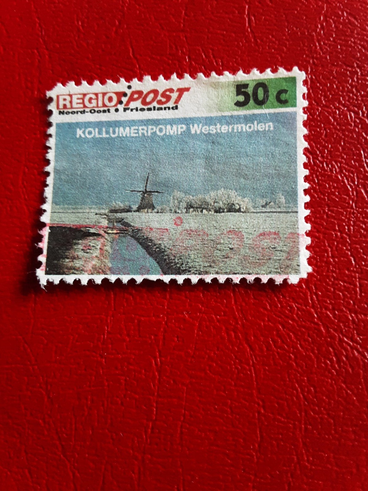 Regiopost.  Westermolen Kollumerpomp  ( gest), Postzegels en Munten, Ophalen of Verzenden