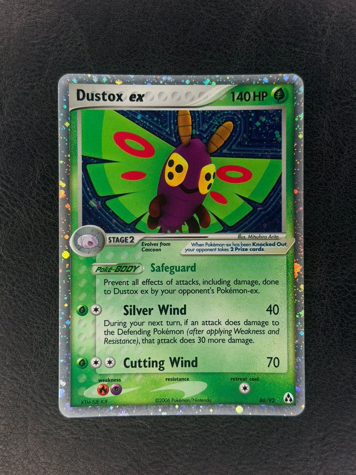 Dustox ex 86/92 EX Legend Maker, Ophalen of Verzenden, Gebruikt, Losse kaart, Foil