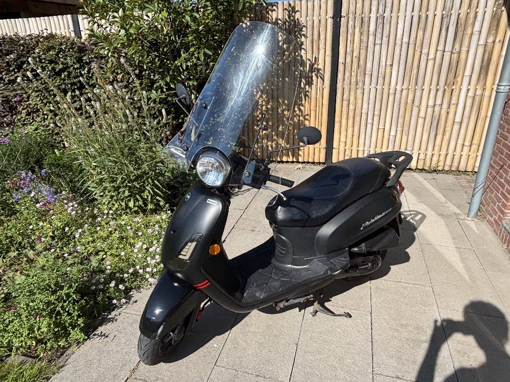 SYM Fiddle 2 Brommer Geel Kenteken 2020, Fietsen en Brommers, Scooters | SYM, Ophalen, Gebruikt, Maximaal 45 km/u, Benzine