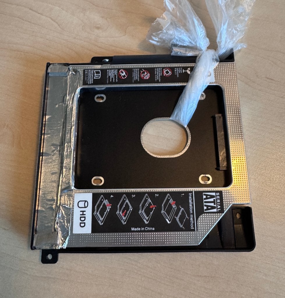 Adapter voor SSD upgrade Apple iMac A1311 of A1312 bracket, Ophalen of Verzenden, Zo goed als nieuw