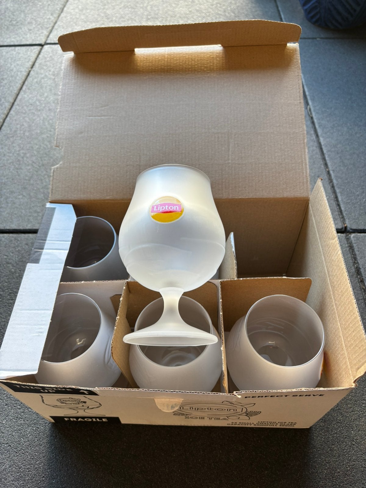 Lipton Ice Tea glazen, Ophalen, Nieuw, Frisdrankglas