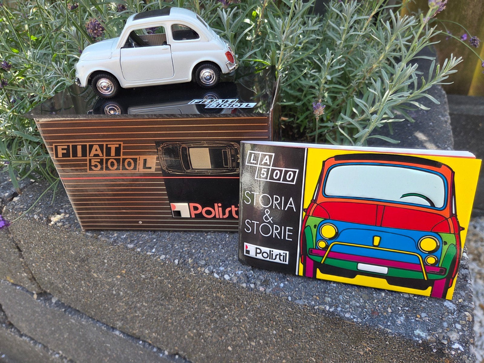 Polistil Fiat 500 L schaal 1:25 vintage, Ophalen of Verzenden, Zo goed als nieuw, Auto