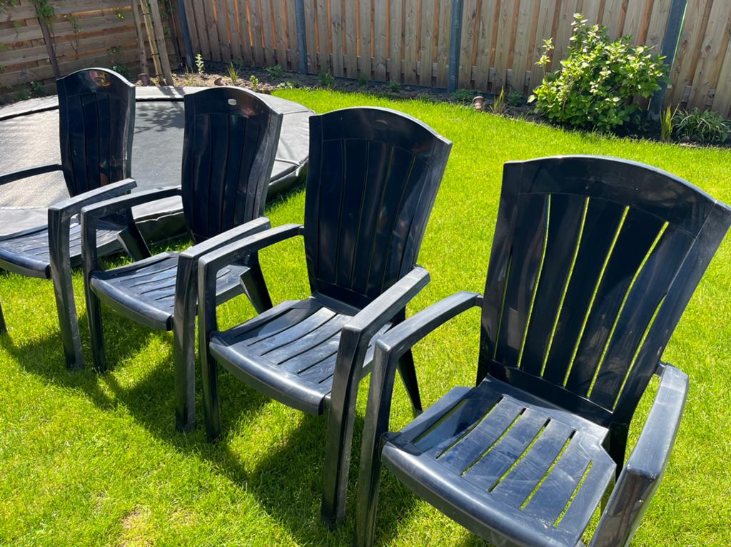 Stapelbare tuinstoelen Jardin, Ophalen, Gebruikt, Stoel, Overige materialen