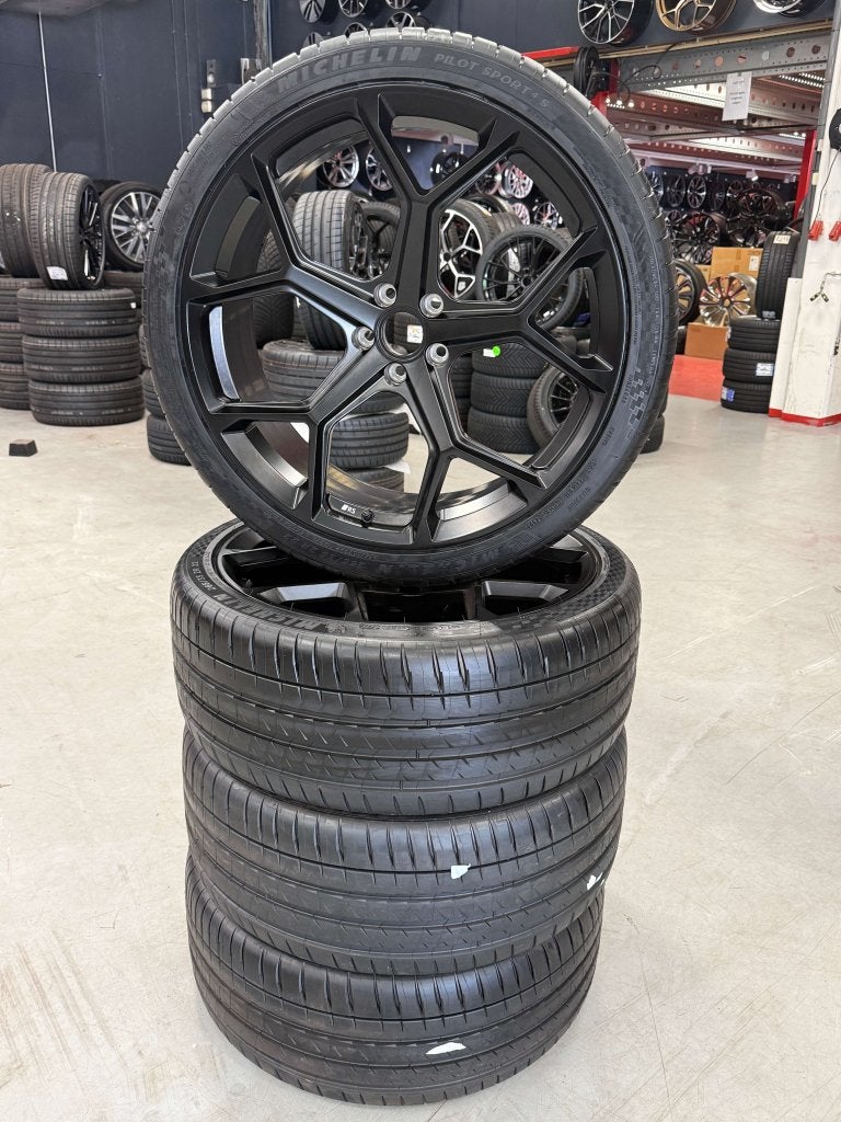 22" Forged Velgen Tbv Audi Q5 / SQ5 Satin Black + Michelin, Niet ingevuld, 265 mm, Banden en Velgen, Niet ingevuld