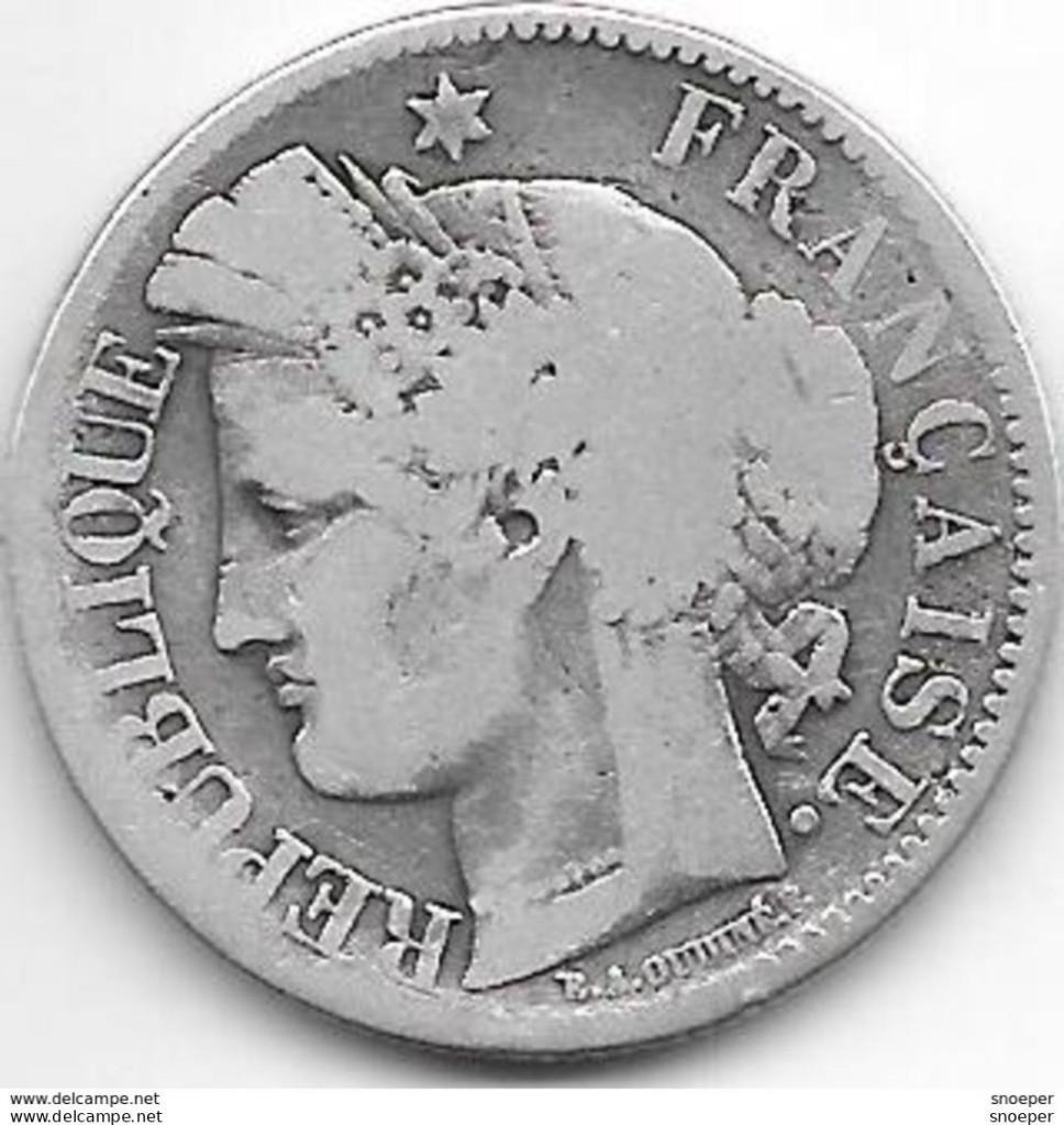 france 2 francs 1851 A km 760.1 cat val 120$, Verzenden, Frankrijk, Losse munt