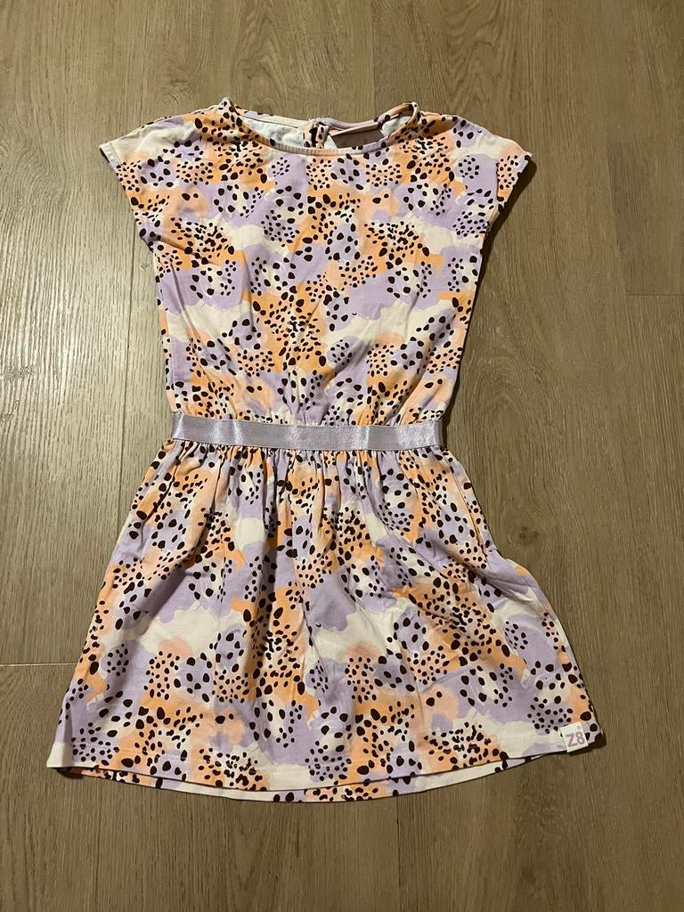 Z8 jurk panter zomer maat 128 / 134 zgan style: Marni, Ophalen of Verzenden, Zo goed als nieuw, Meisje, Jurk of Rok