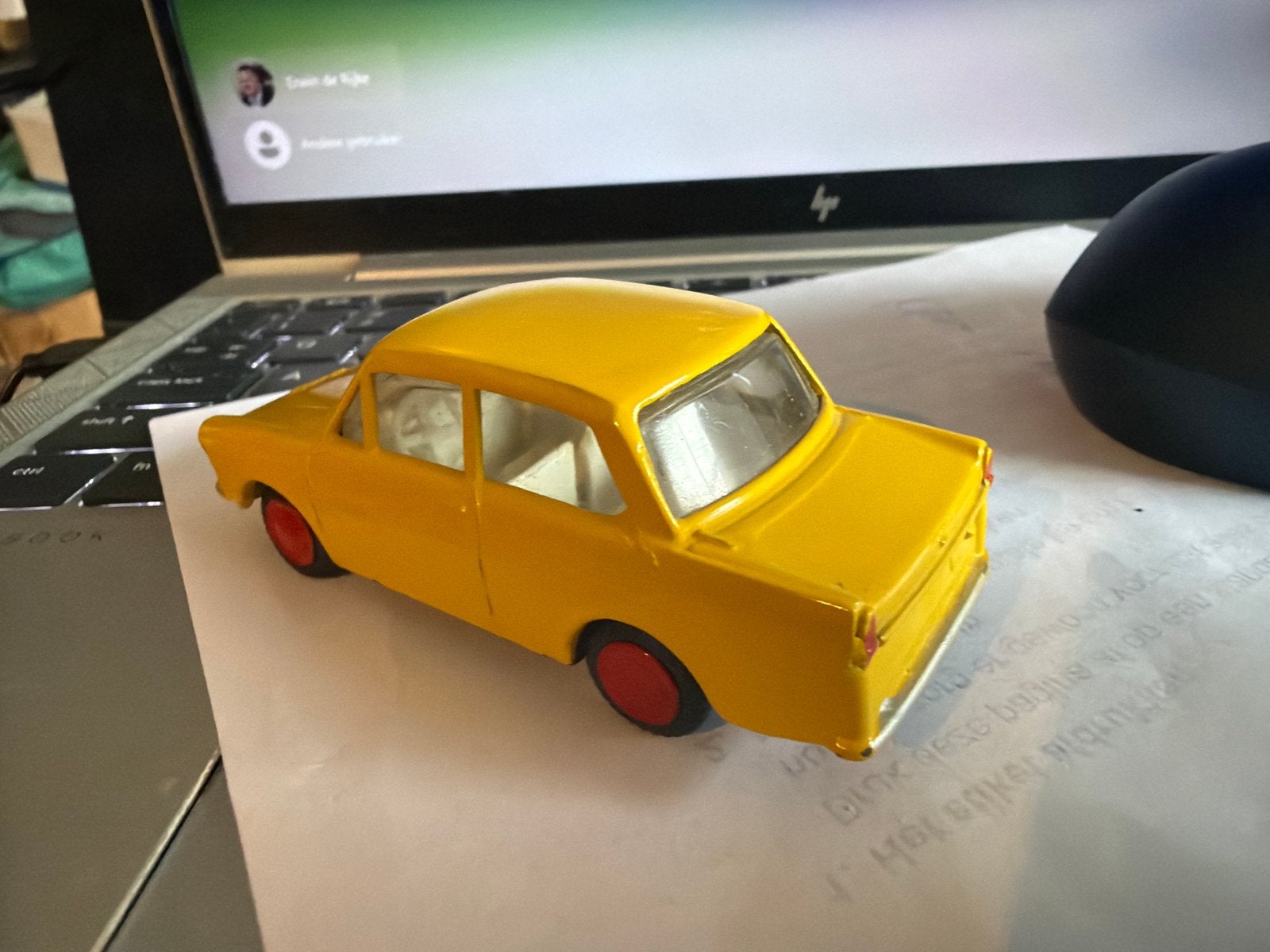 Lion Car DAF Daffodil - Vintage Speelgoedauto, Overige merken, Z, Gebruikt, Auto
