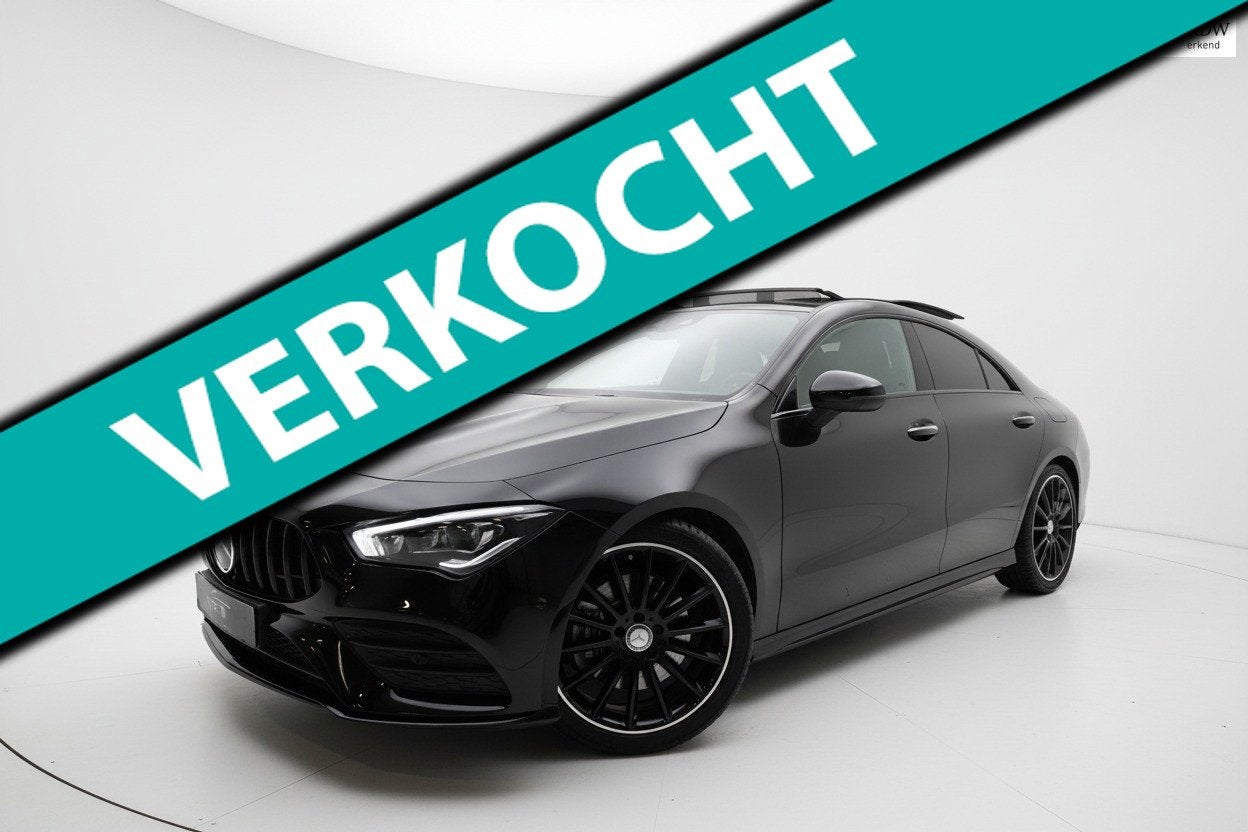 Mercedes-Benz CLA-klasse 200 AMG NIGHT PANO SFEER CAM NAP, Auto's, CLA, Gebruikt, 4 cilinders, 715 kg