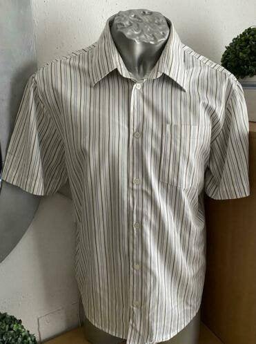 Martinique overhemd maat L, Kleding | Heren, Ophalen of Verzenden, Zo goed als nieuw, Wit, Halswijdte 39/40 (M)