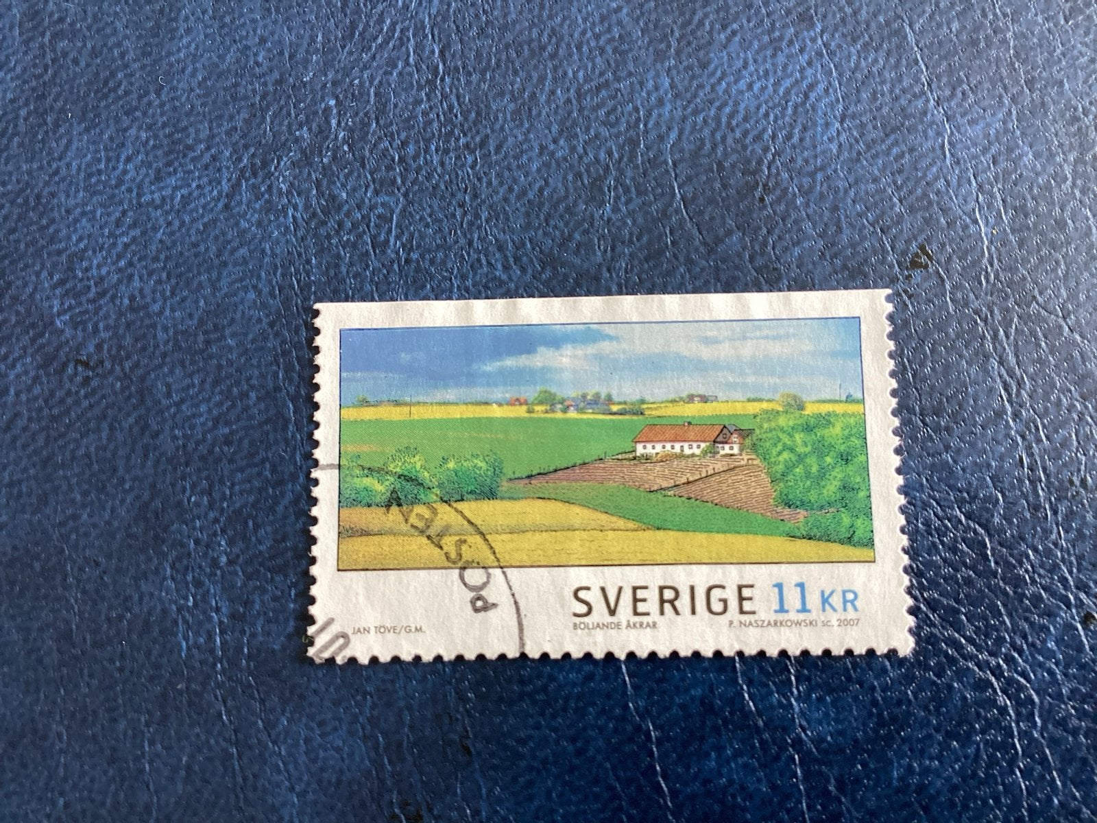 Zweden  2007 - Mi.2591-Landschap met Boerderij, Verzenden, Zweden, Gestempeld