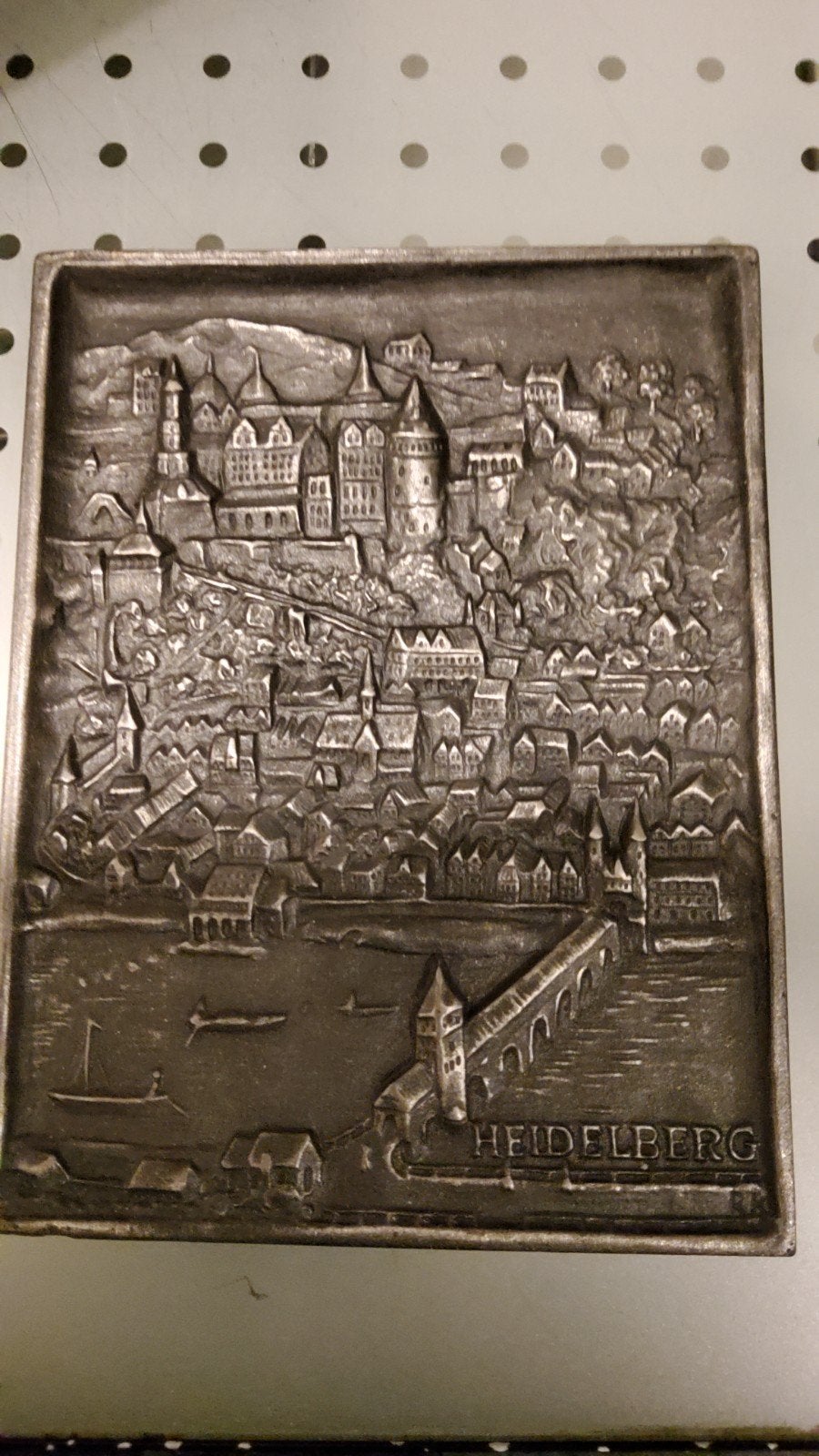 Vintage Reliëfpanno Heidelber AG MAG Geislingen Duitsland, Antiek en Kunst, Ophalen of Verzenden