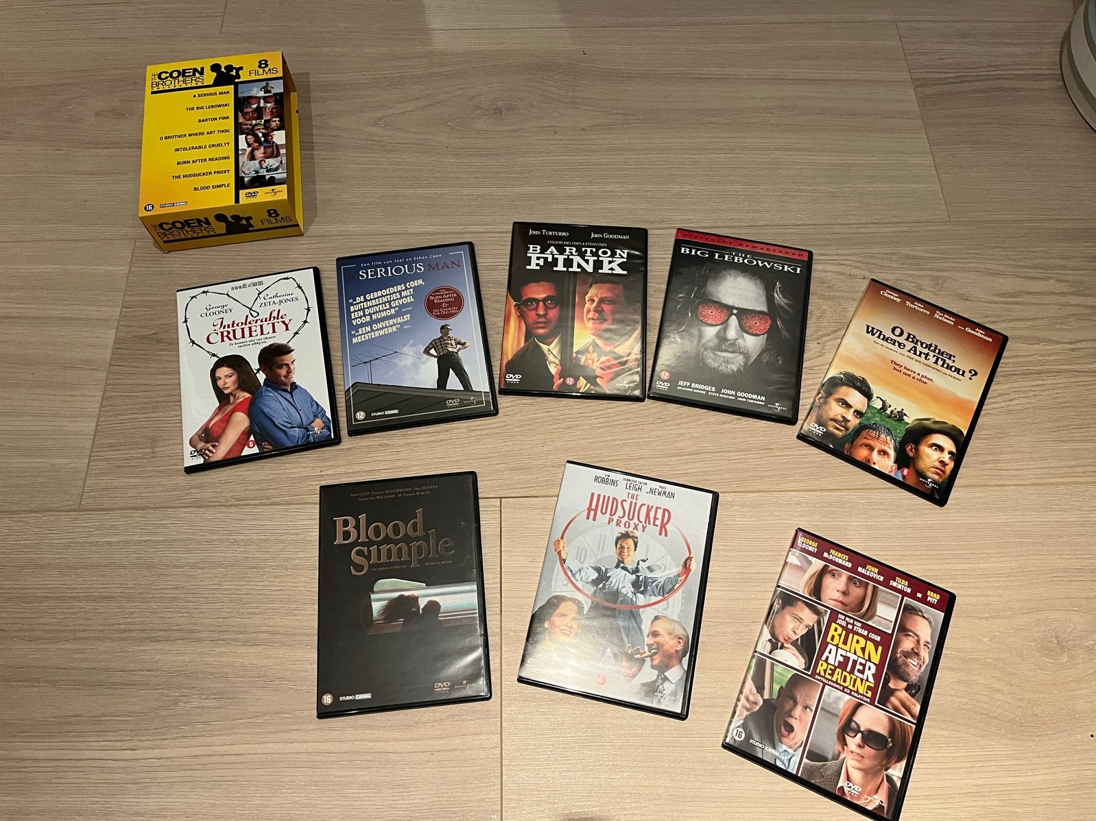 Coen Brothers Collection DVD - 8 films - Zo goed als nieuw, Engels, Nederlands, Ophalen of Verzenden, Zo goed als nieuw