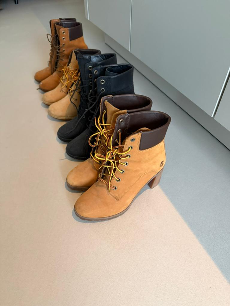 Dames Timberlands Timberland met (hoge) hak maat 37, Ophalen, Zo goed als nieuw