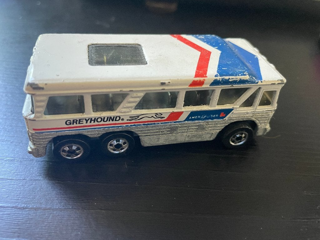 Hotwheels USA bus Greyhound, Ophalen of Verzenden, Gebruikt, Bus of Vrachtwagen