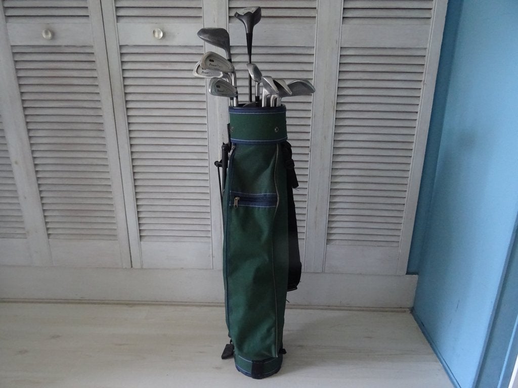 GOLFSET BEN SAYERS POWER PACT (TAS & CLUBS) TOP STAAT, Ophalen of Verzenden, Zo goed als nieuw, Set, Overige merken