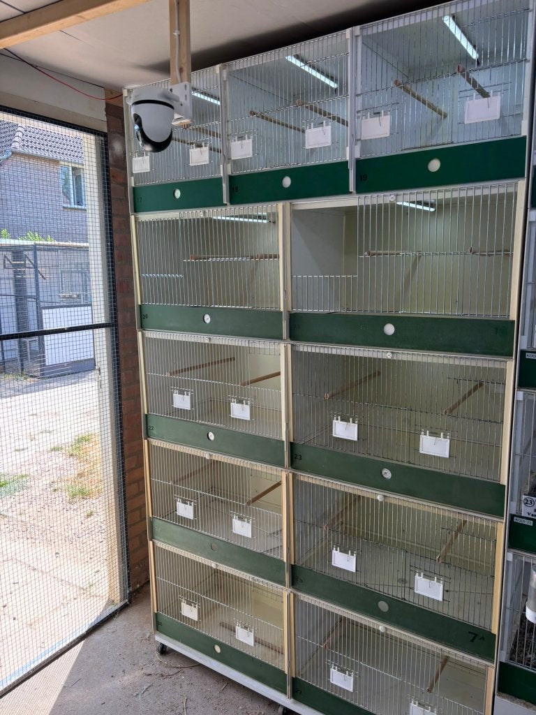 Heesakkers kooien, Ophalen of Verzenden, Gebruikt, Kunststof, Broedkooi of Kweekkooi