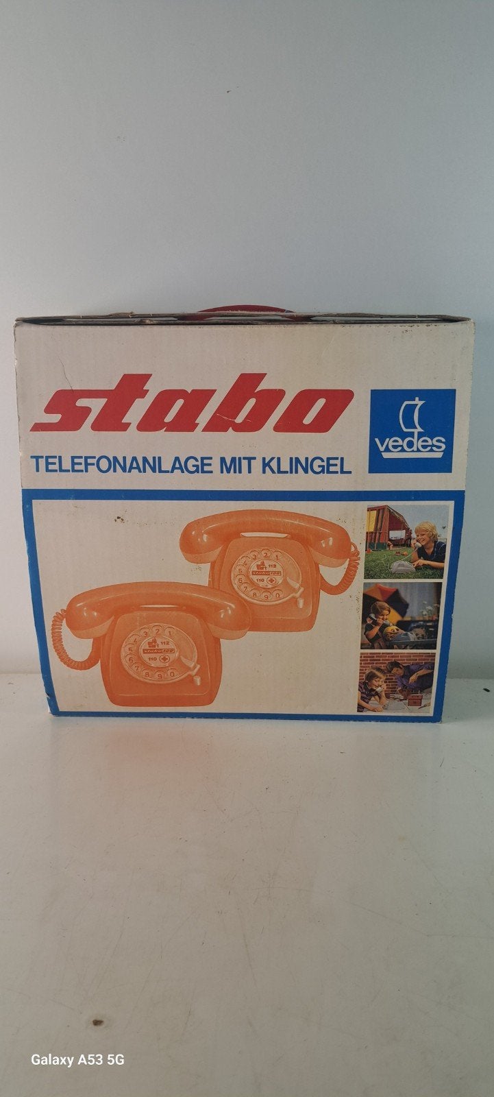 Vintage Stabo Kinderintercom Telefoonset Jaren 70, Ophalen of Verzenden