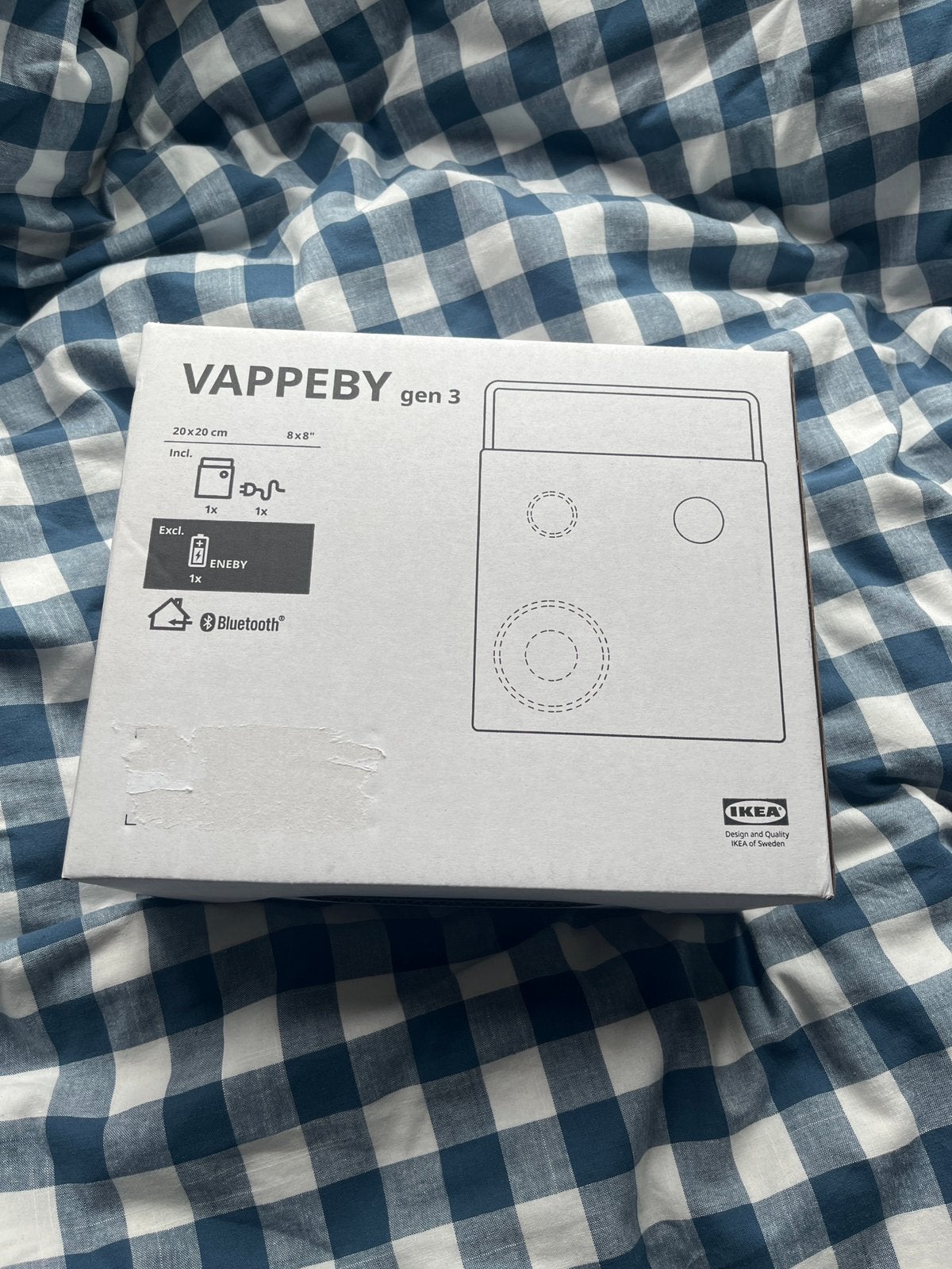 IKEA Vappeby Bluetooth Speaker - Nieuw, Verzenden, Overige typen, Nieuw, IKEA