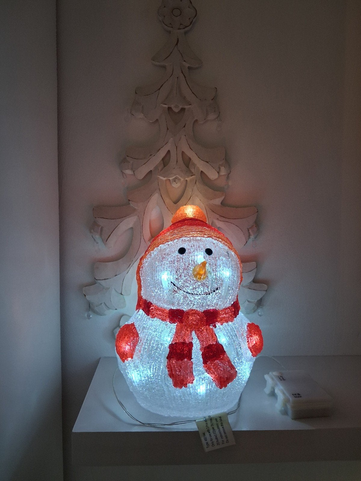 Kerstman kunstof binnen/buiten 25cm.hoog, Diversen, Ophalen of Verzenden