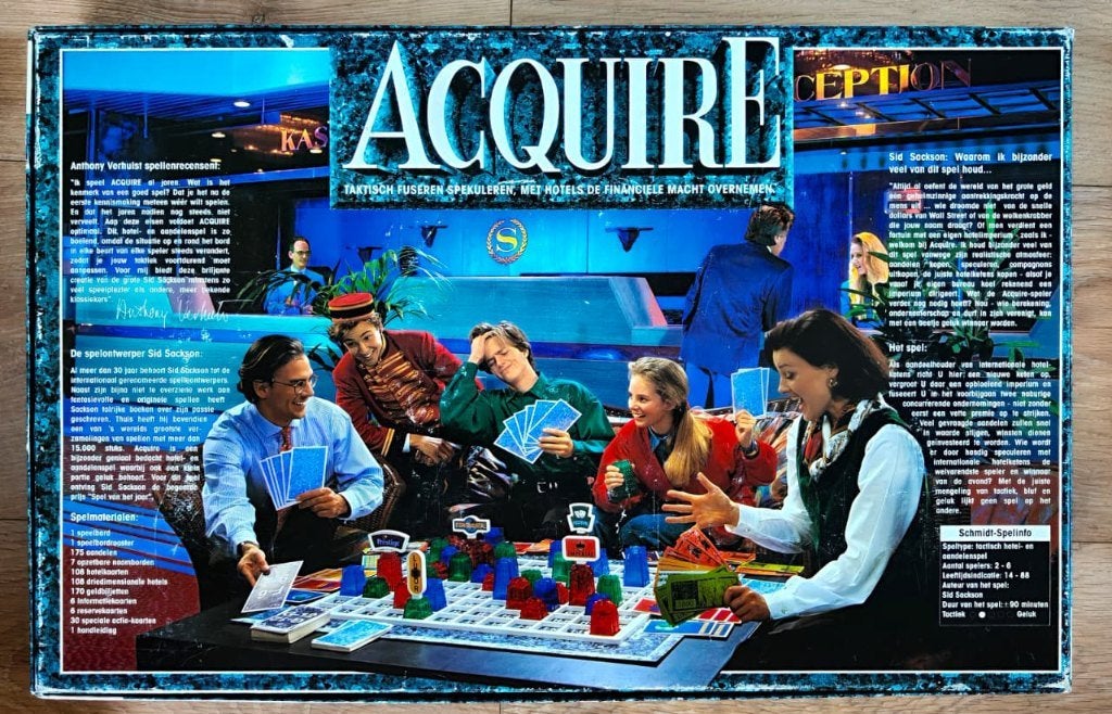 Acquire Board Game, Hobby en Vrije tijd, Vijf spelers of meer, Ophalen of Verzenden, Zo goed als nieuw, Schmidt