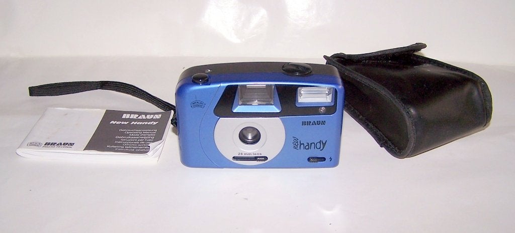 Braun New Handy analaoge point & shoot camera. Nwst., Ophalen of Verzenden, Zo goed als nieuw, Compact, Overige Merken