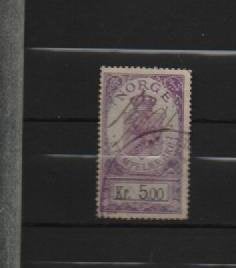 noorwegen stempelmarke, Ophalen of Verzenden, Noorwegen