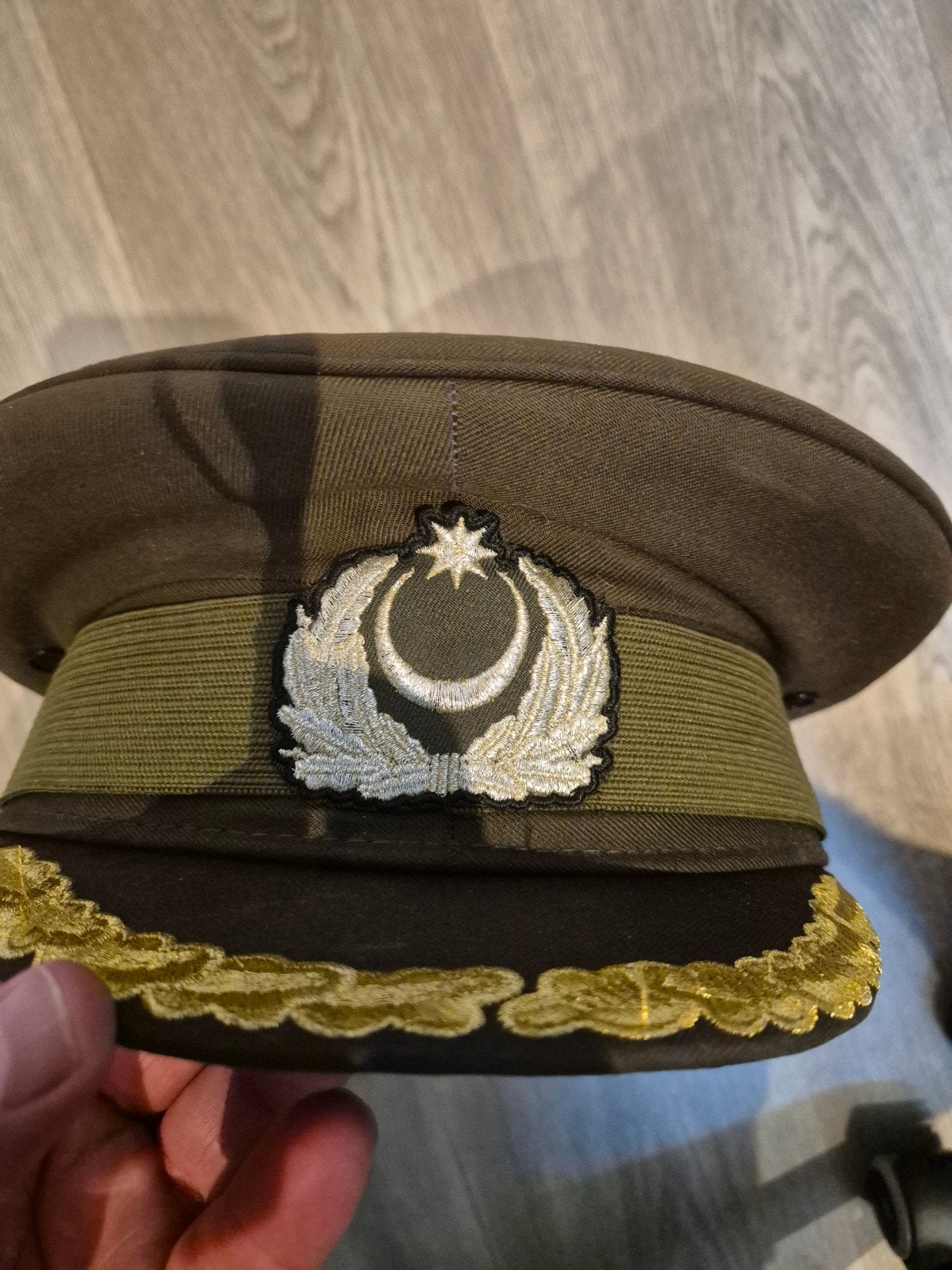 Antieke Turkse legerofficier pet, Ophalen of Verzenden