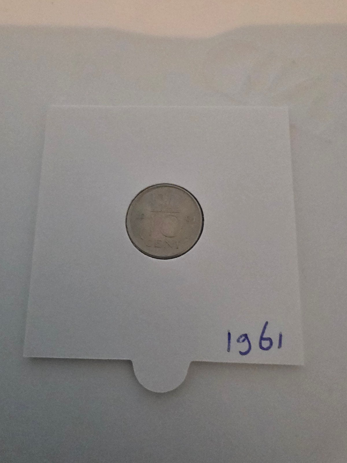 Nederland 10 cent 1961 Koningin Juliana, Postzegels en Munten, Munten | Nederland, Ophalen of Verzenden, Koningin Juliana, 10 cent