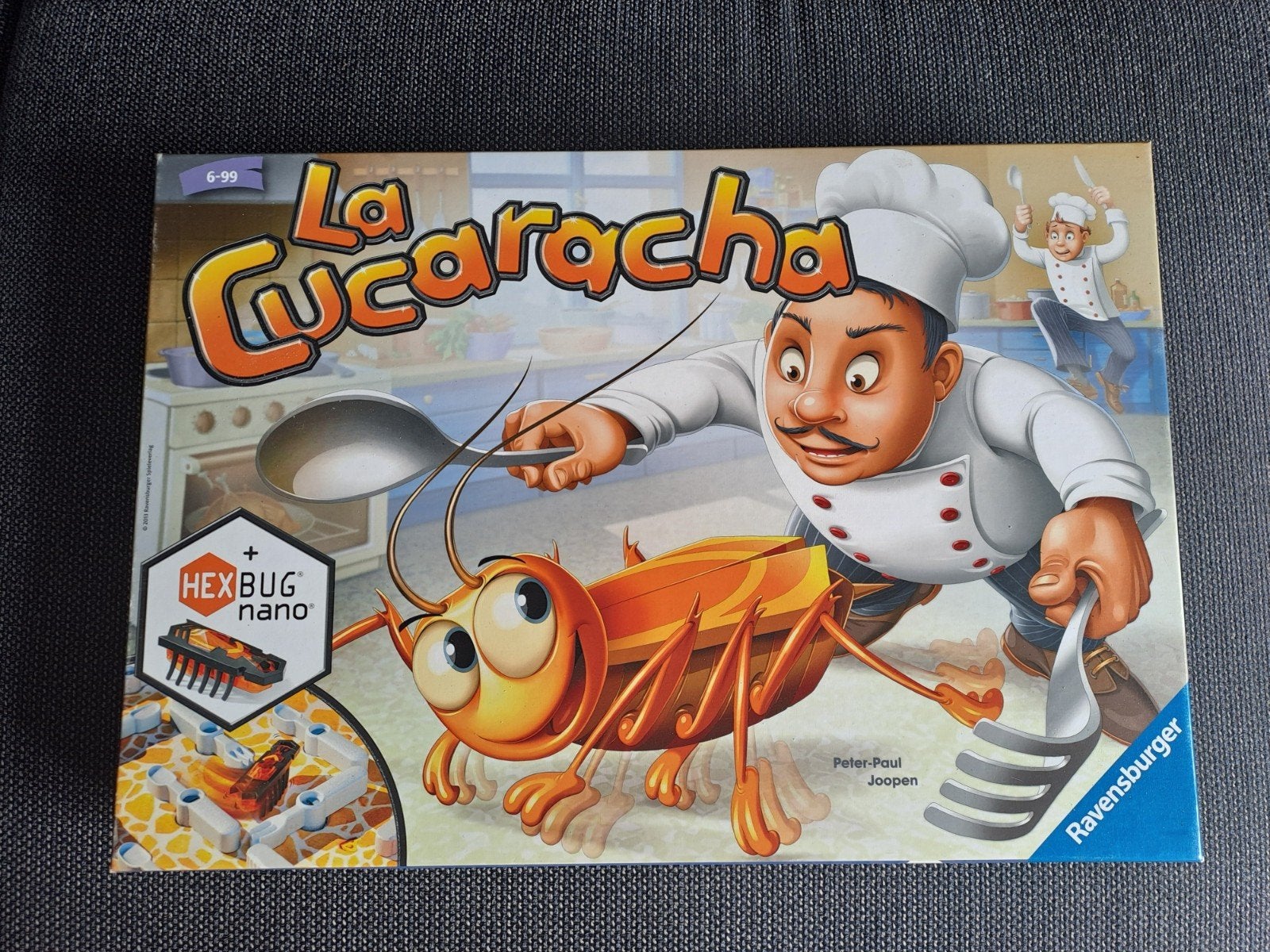 La Cucaracha bordspel van Ravensburger, Hobby en Vrije tijd, Gezelschapsspellen | Bordspellen, Een of twee spelers, Ophalen of Verzenden