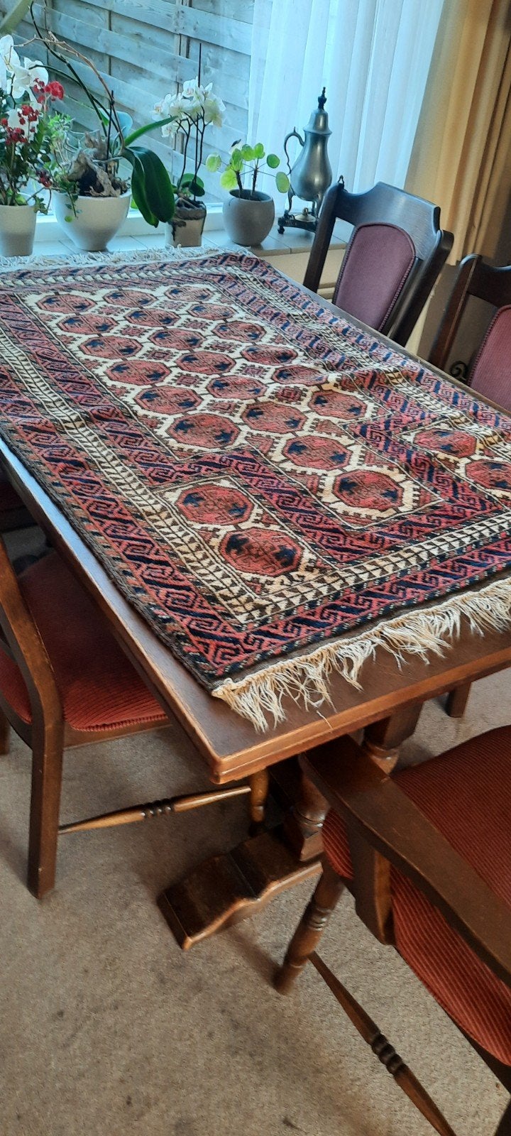 Vintage Perzisch tapijt - Handgeknoopt, Huis en Inrichting, Stoffering | Tapijten en Kleden, Gebruikt, 100 tot 150 cm, Ophalen of Verzenden