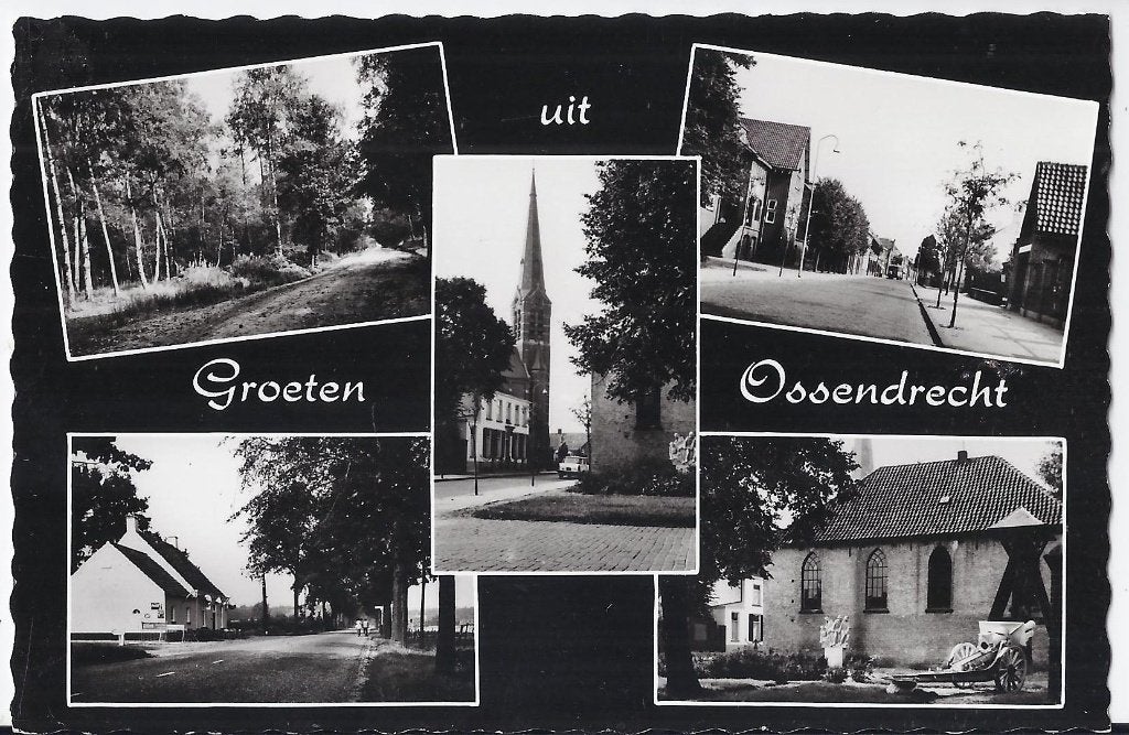 X7368 oude ongelopen ansichtkaart groeten uit Ossendrecht, Ophalen of Verzenden, 1960 tot 1980, Gelopen