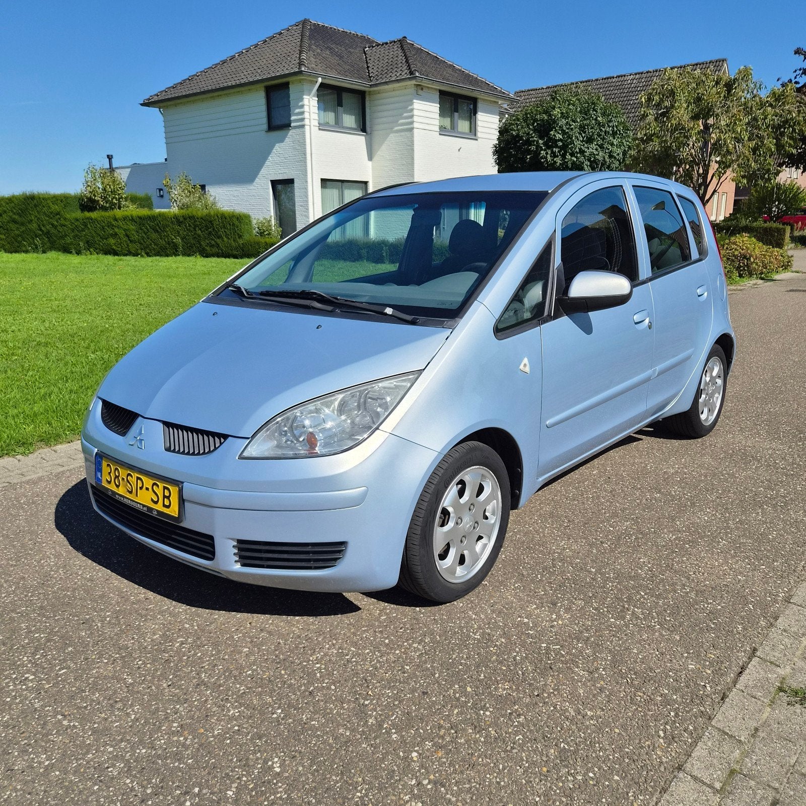 Mitsubishi Colt 1.3 CZ5 2006 NAP Apk Airco, Auto's, 31 €/maand, Blauw, Colt, Origineel Nederlands