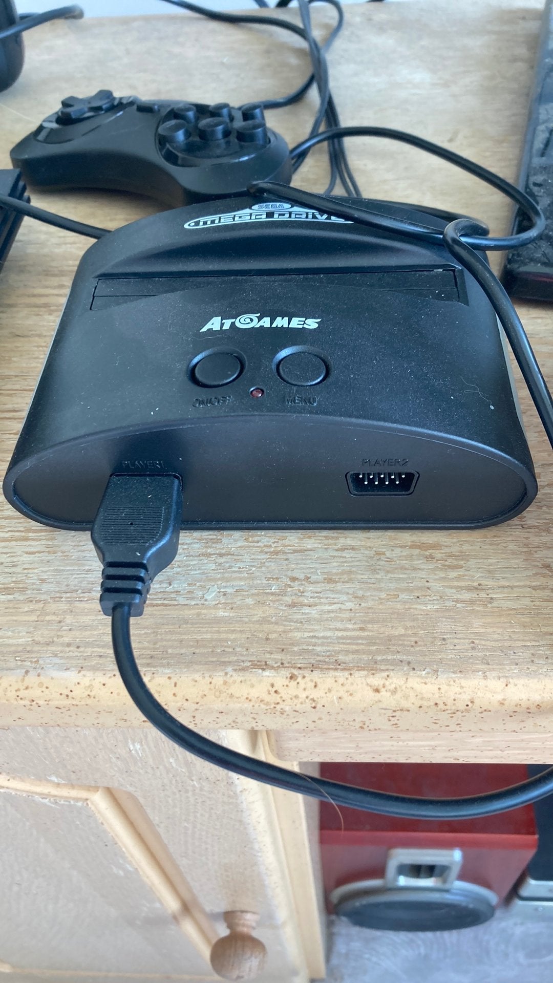 Te koop sega mini, Ophalen, Zo goed als nieuw, Met 2 controllers, Mega Drive