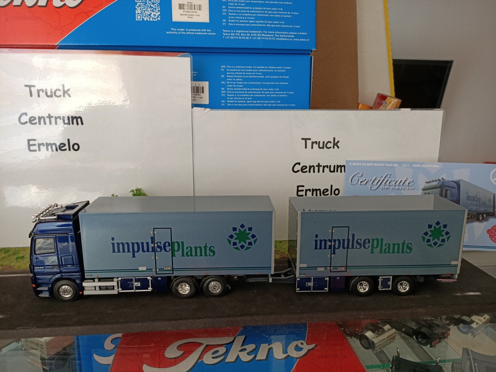 Impulse plants Mercedes Actros Megaspace met wipkar widespre, Ophalen of Verzenden, Nieuw, Bus of Vrachtwagen, Tekno