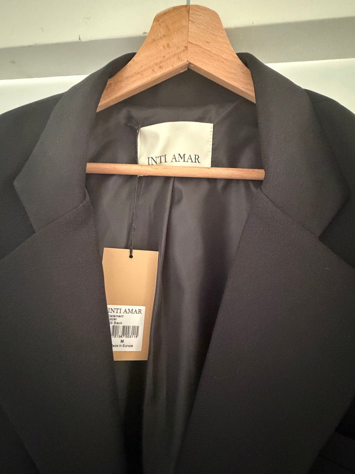 Nieuwe Inti Amar blazer, maat M, zwart, Maat 38/40 (M), Verzenden, Zwart, Nieuw
