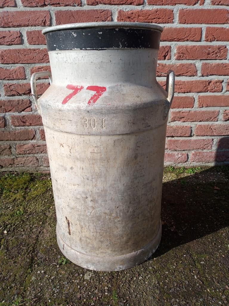 Aluminium melkbus, Ophalen